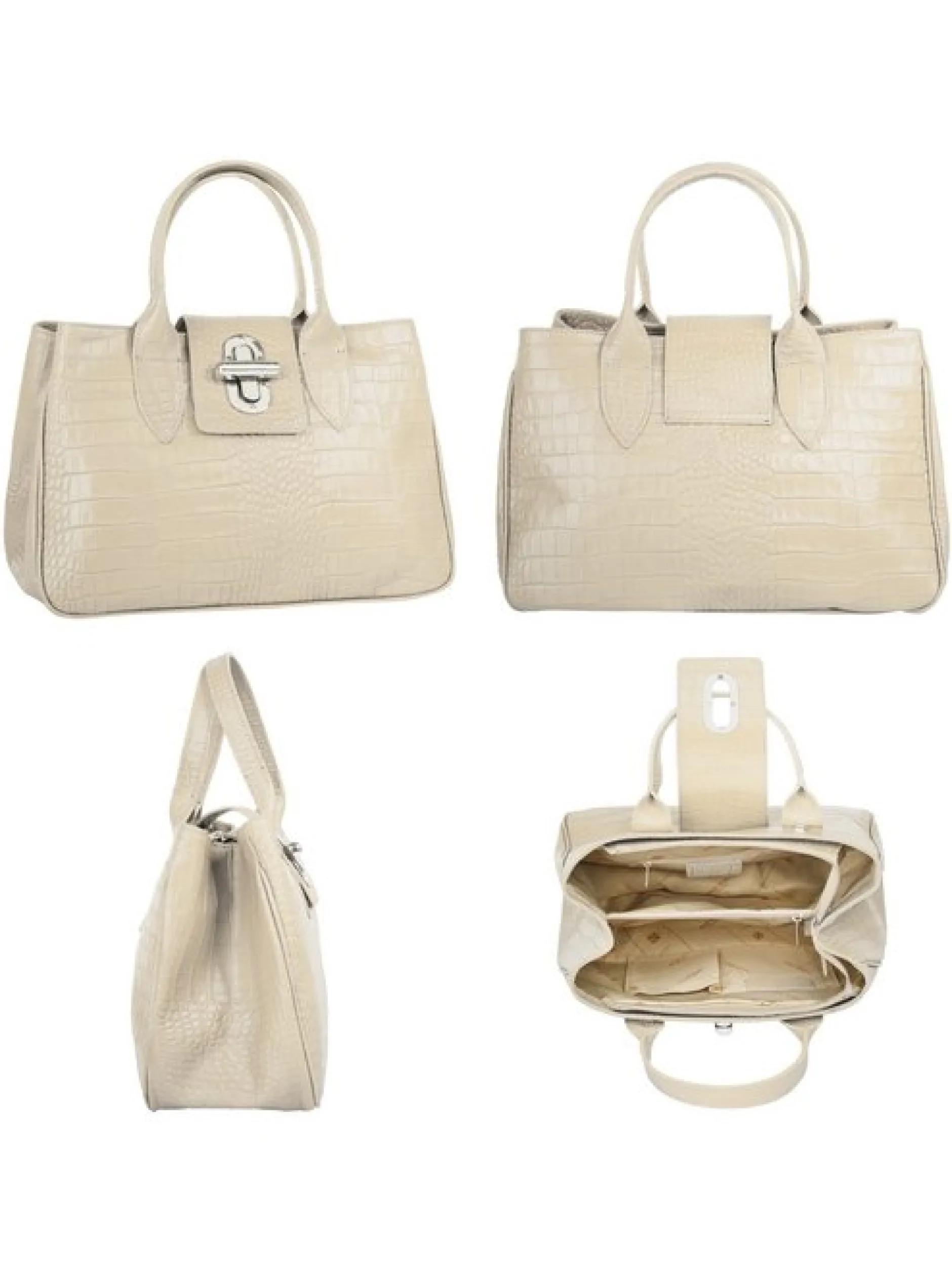 Cluty Damen Handtasche in beige