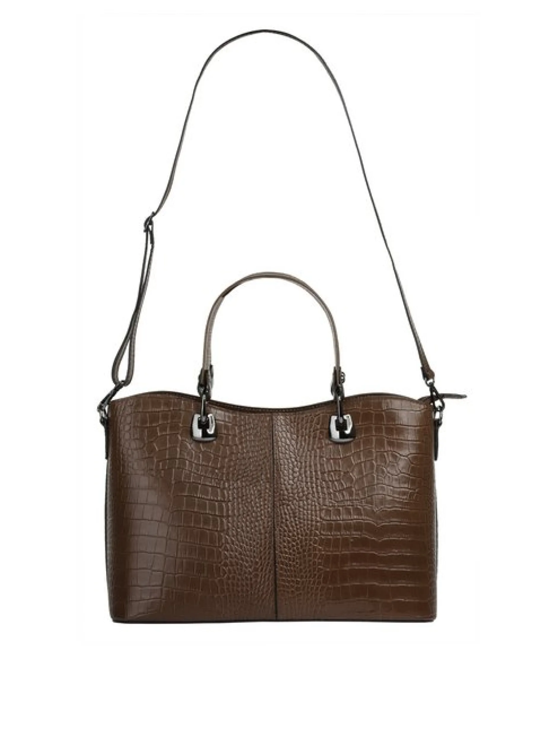 Cluty Damen Handtasche in braun