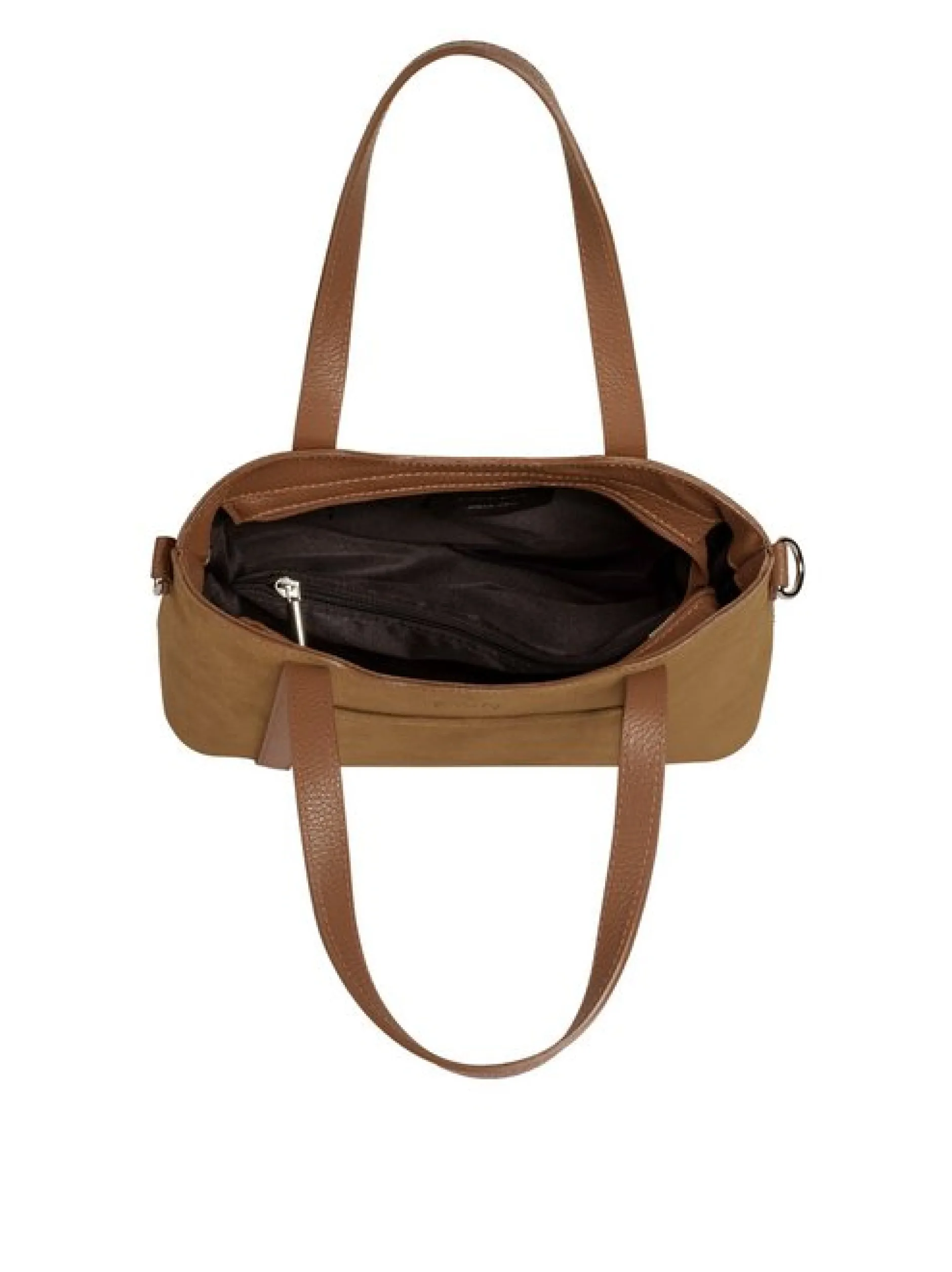 Cluty Damen Handtasche in cognac