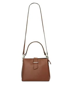 Cluty Damen Handtasche in cognac