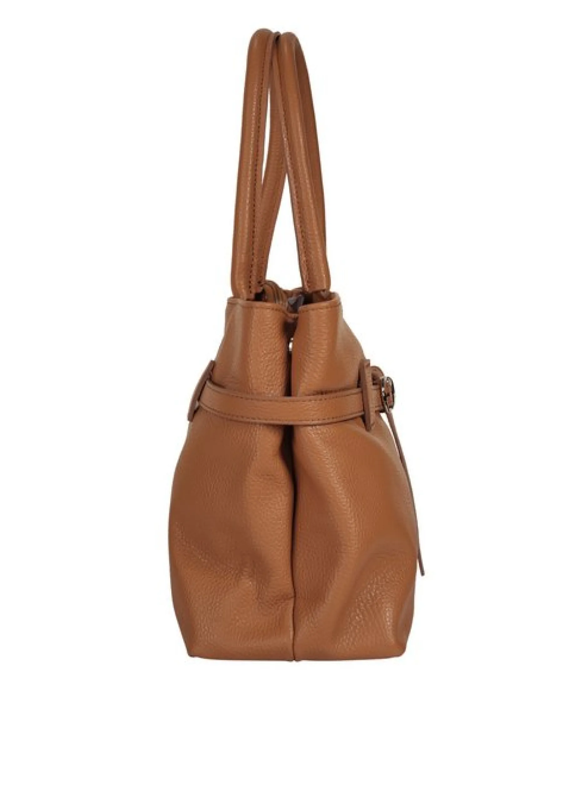 Cluty Damen Handtasche in cognac