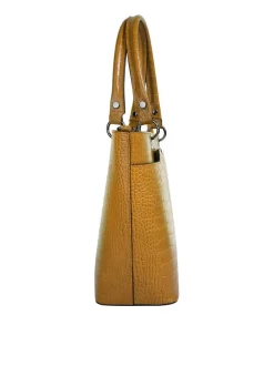 Cluty Damen Handtasche in gelb