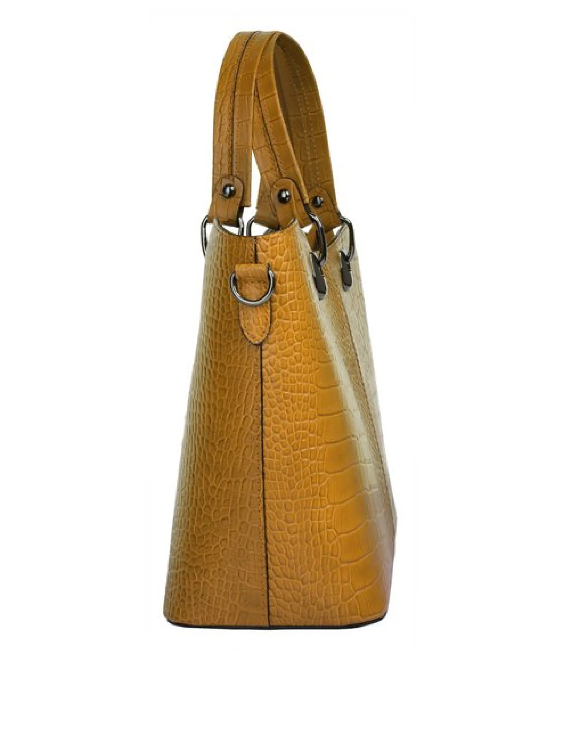 Cluty Damen Handtasche in gelb