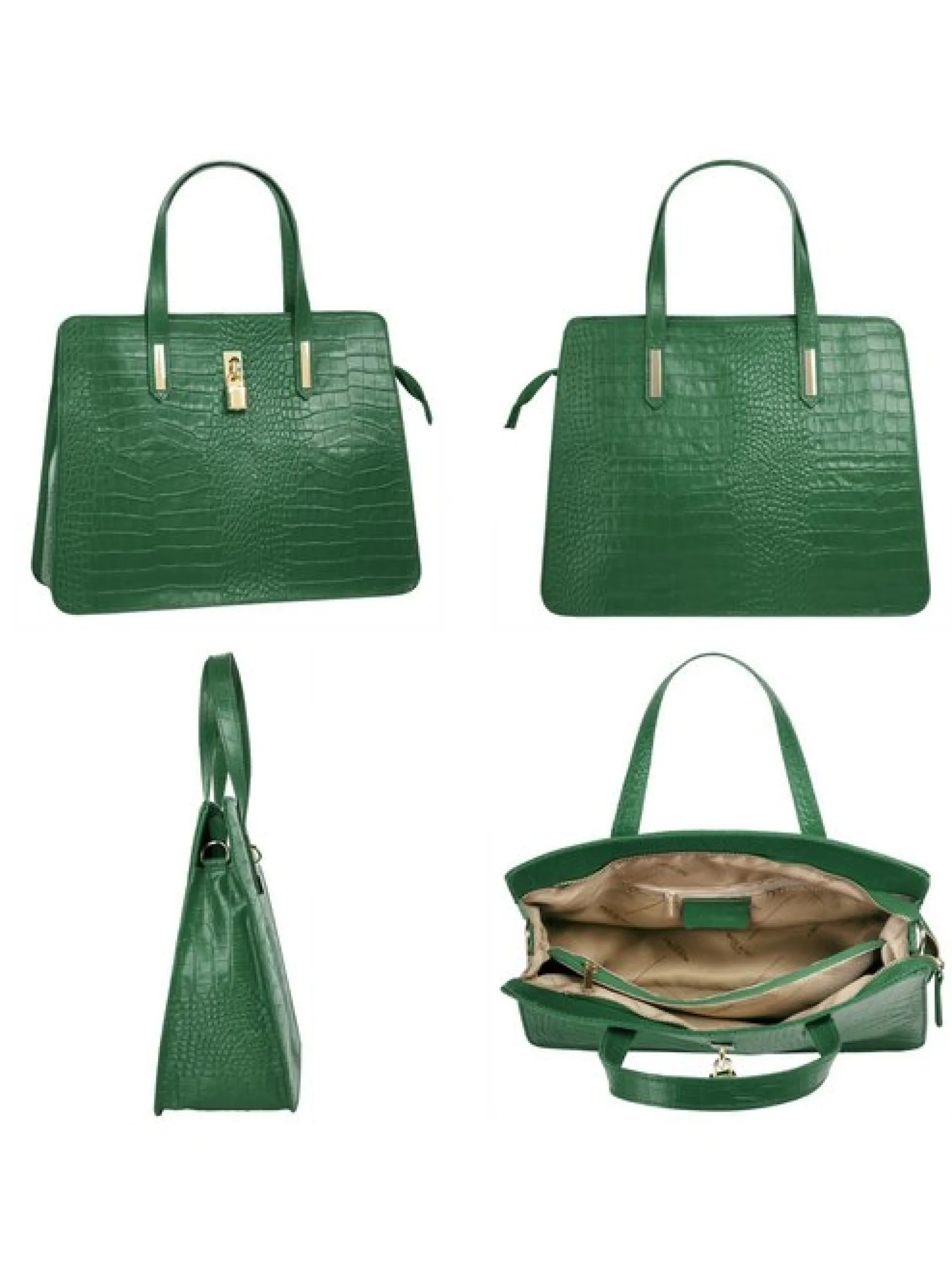 Cluty Damen Handtasche in grün