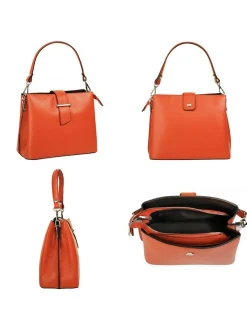 Cluty Damen Handtasche in orange