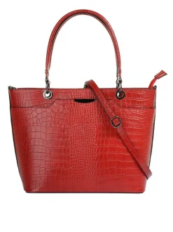 Cluty Damen Handtasche in rot