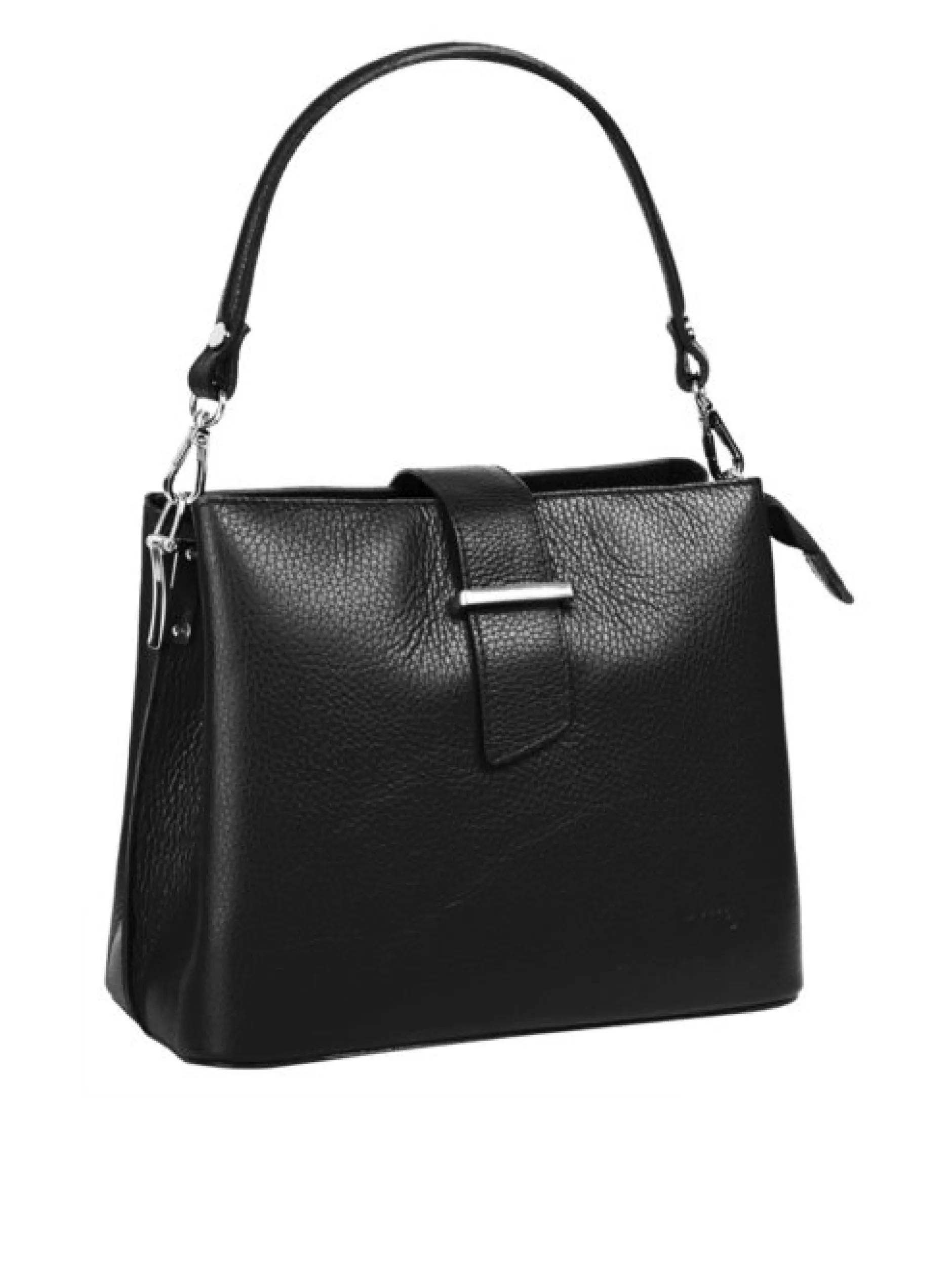 Cluty Damen Handtasche in schwarz