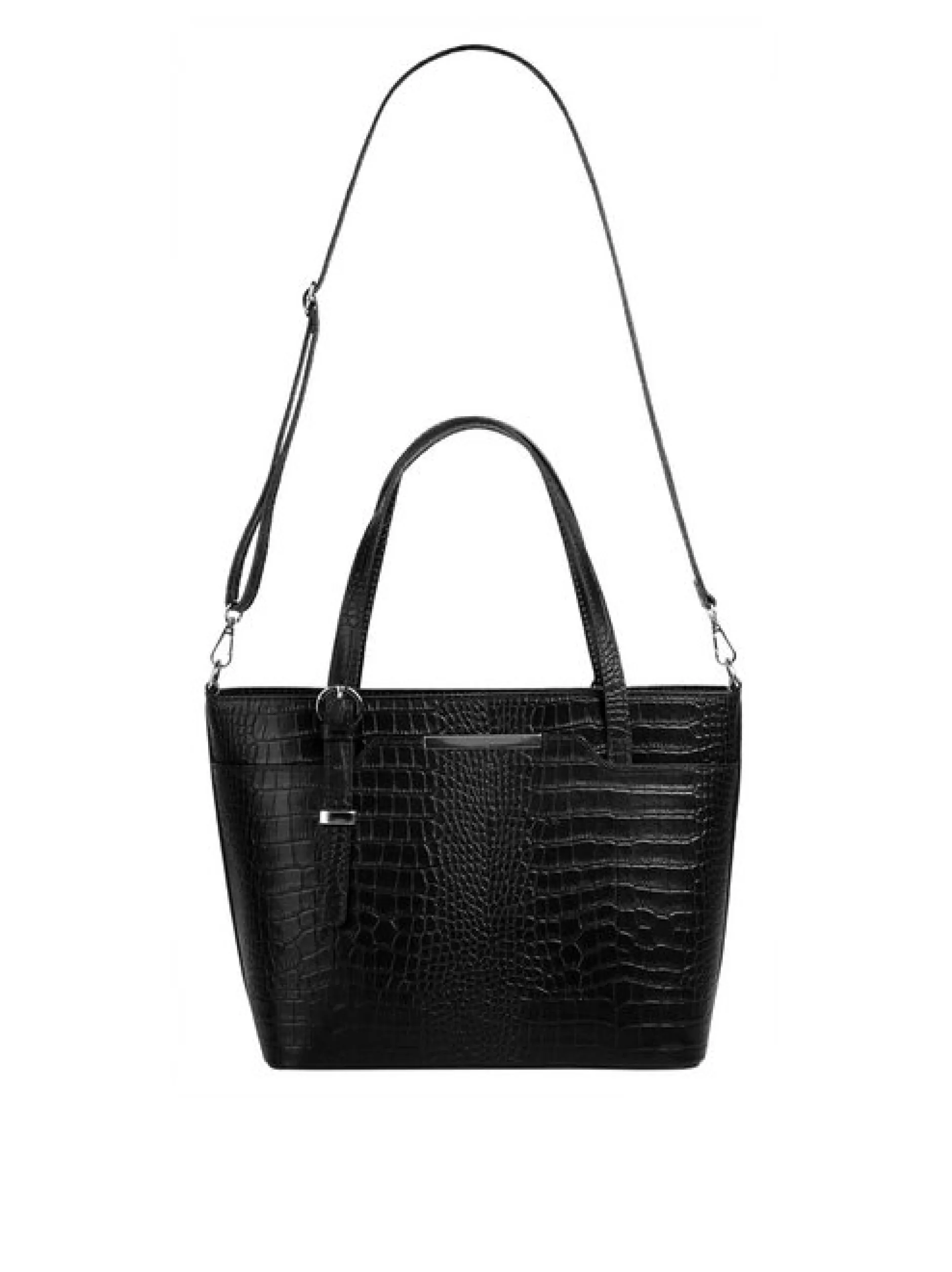 Cluty Damen Handtasche in schwarz