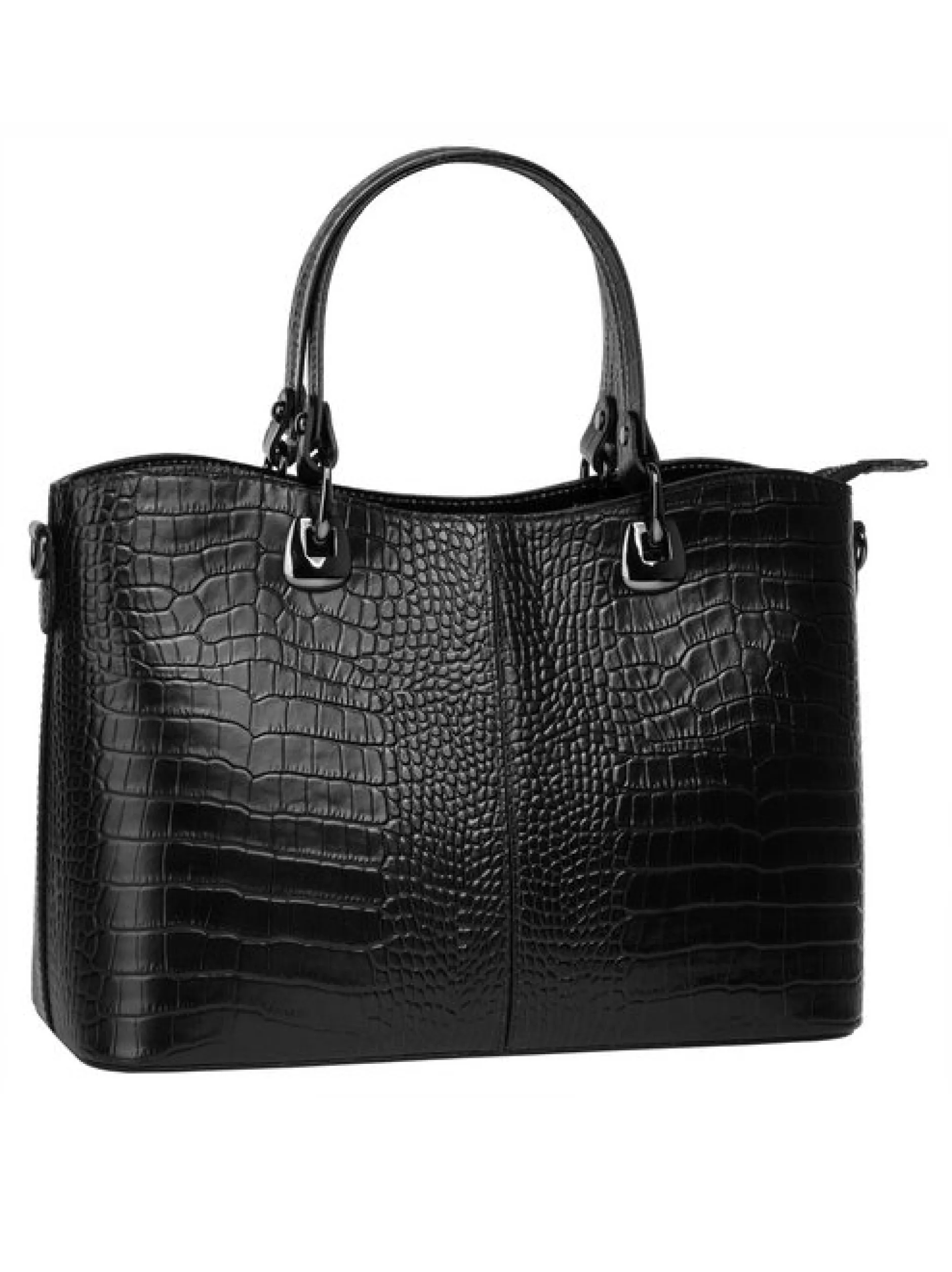 Cluty Damen Handtasche in schwarz