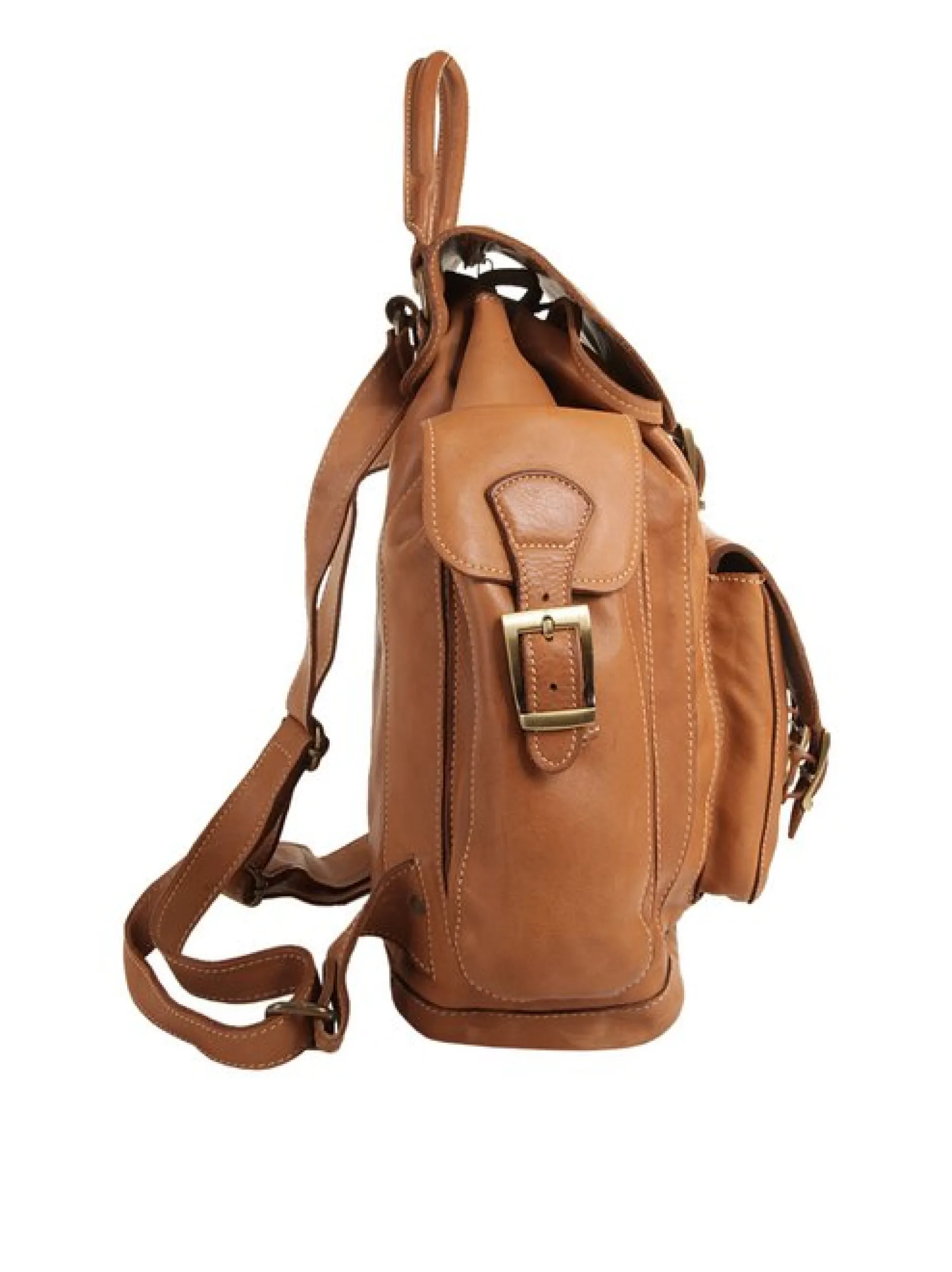 Cluty Damen Rucksack in cognac