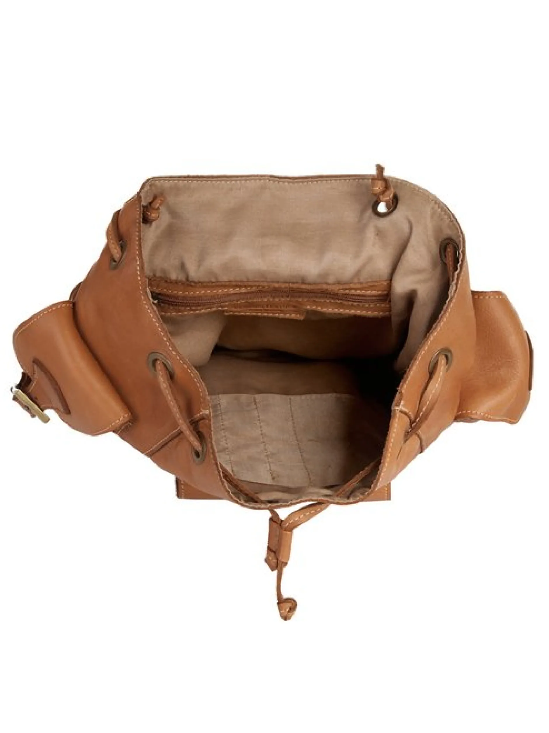 Cluty Damen Rucksack in cognac