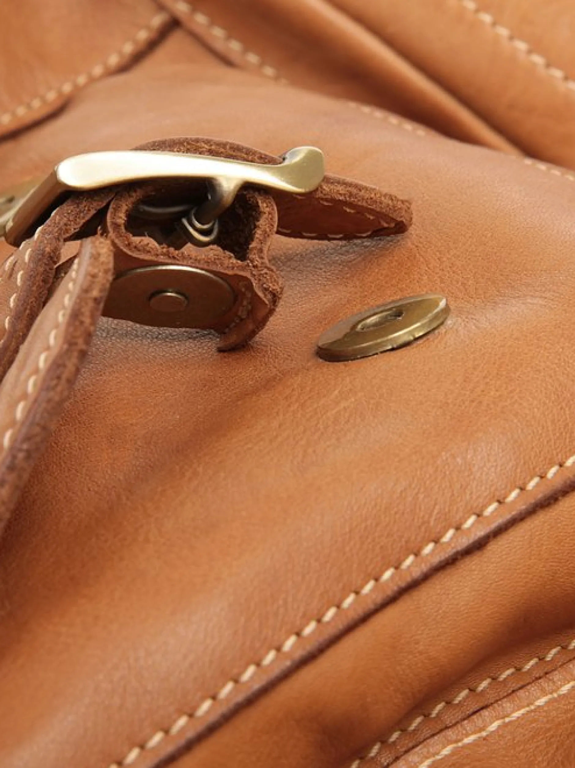 Cluty Damen Rucksack in cognac