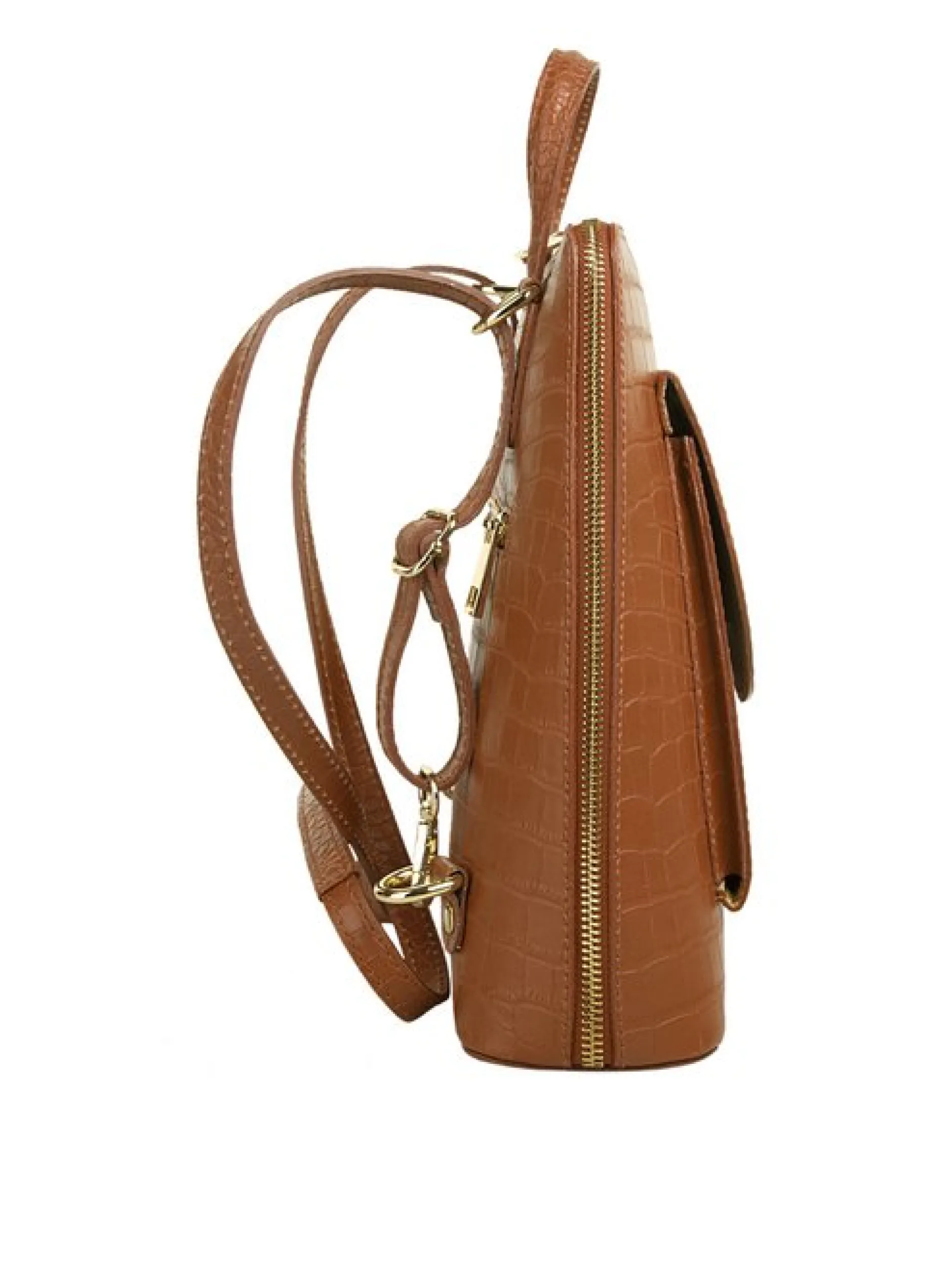 Cluty Damen Rucksack in cognac