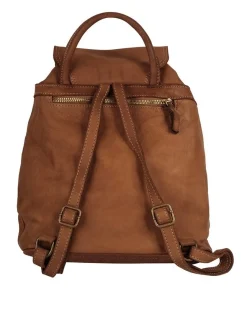 Cluty Damen Rucksack in cognac