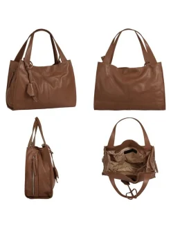 Cluty Damen Shopper in braun