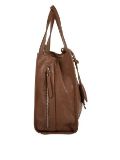 Cluty Damen Shopper in braun