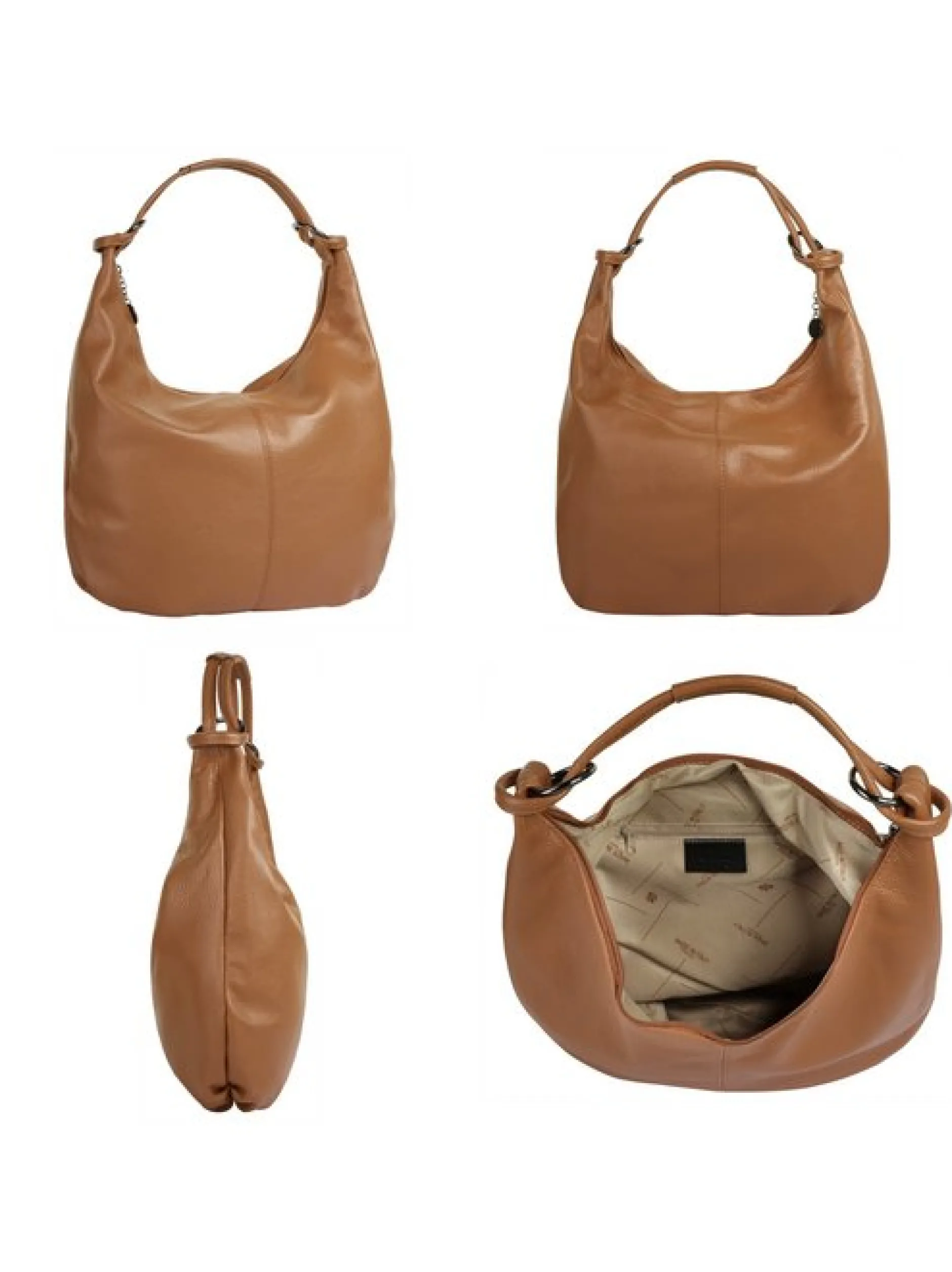 Cluty Damen Shopper in cognac