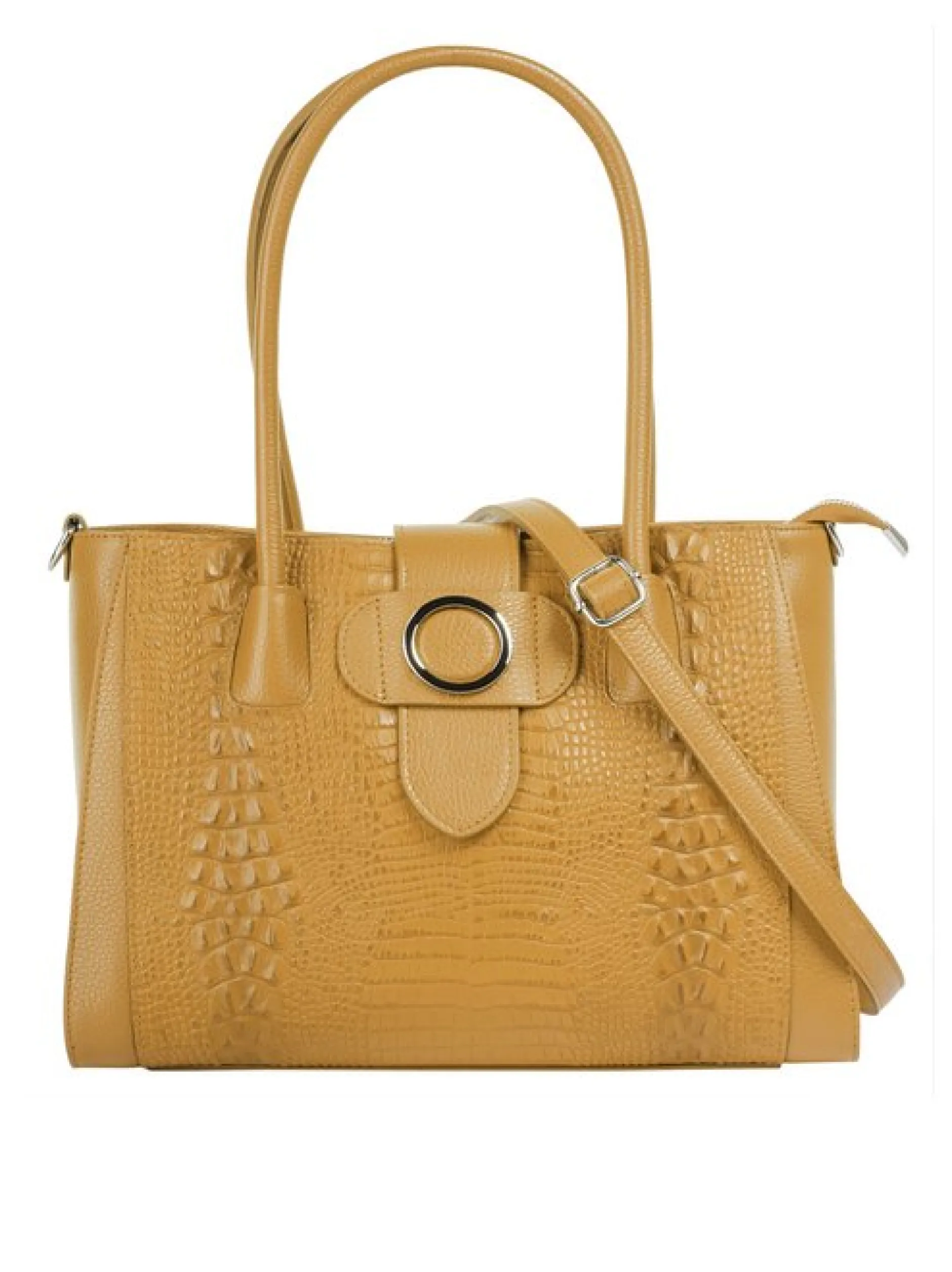 Cluty Damen Shopper in gelb