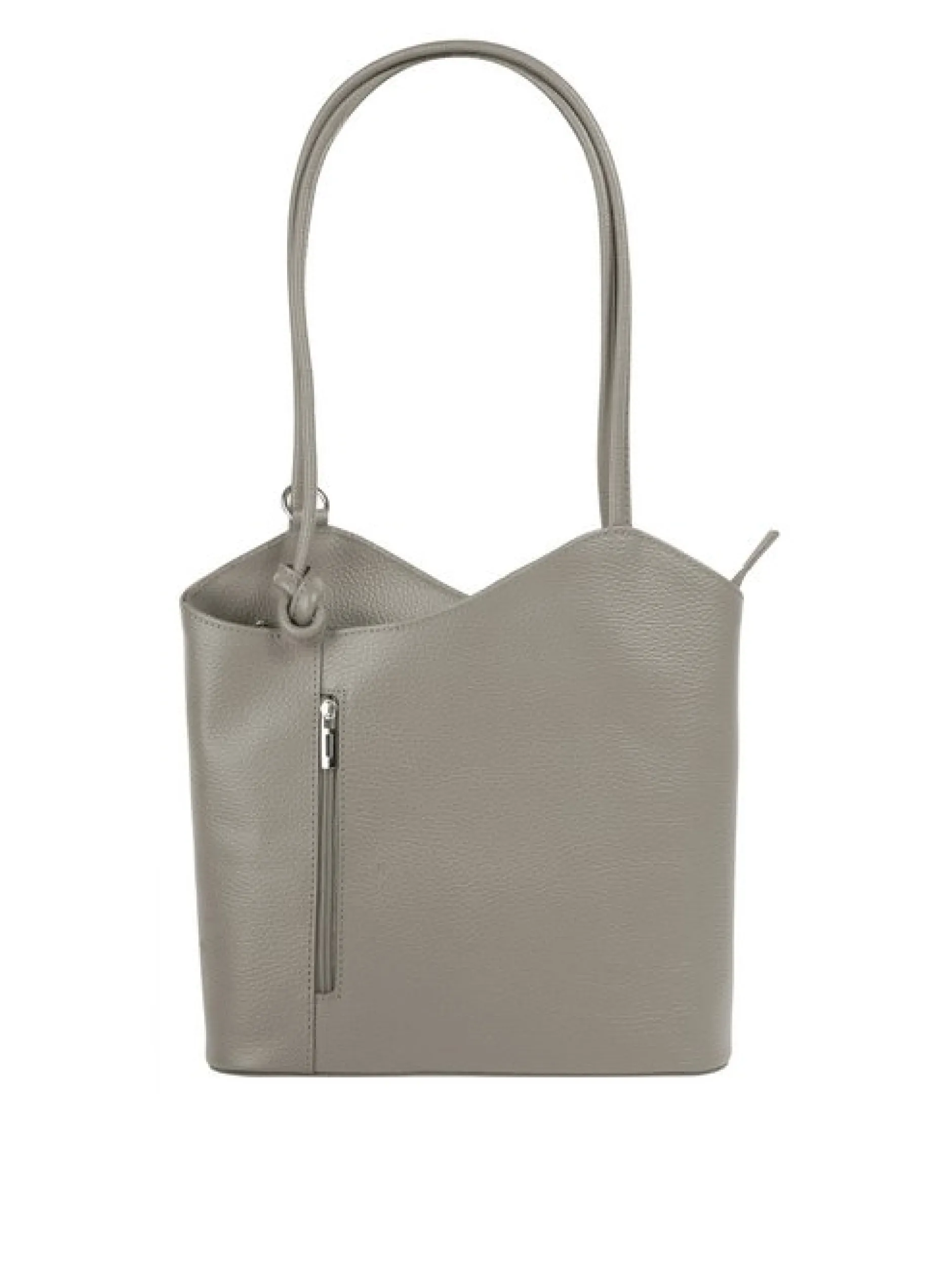 Cluty Damen Shopper - Rucksack - Kombination in grau