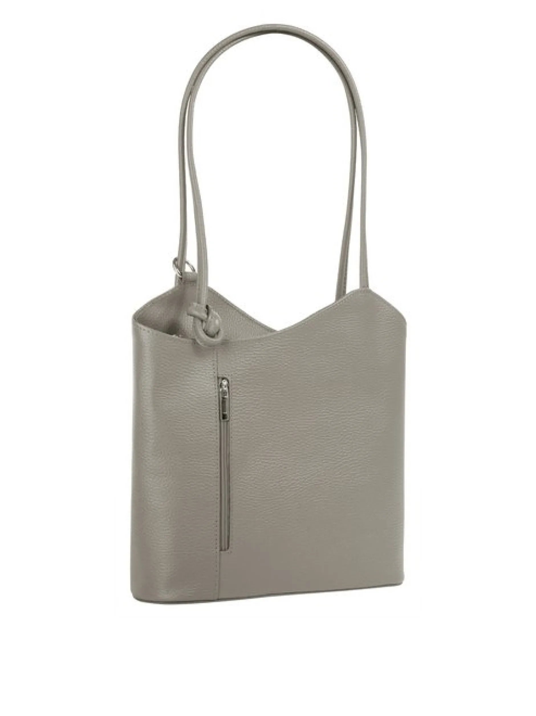 Cluty Damen Shopper - Rucksack - Kombination in grau