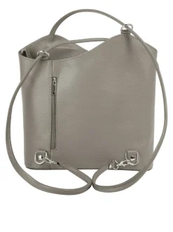 Cluty Damen Shopper - Rucksack - Kombination in grau