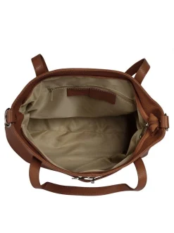 Cluty Damen Tote in cognac