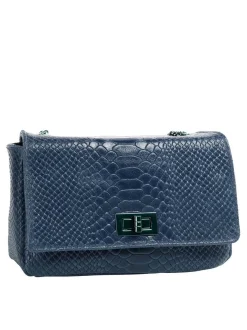 Cluty Damen Umhängetasche in blau
