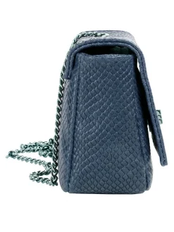 Cluty Damen Umhängetasche in blau