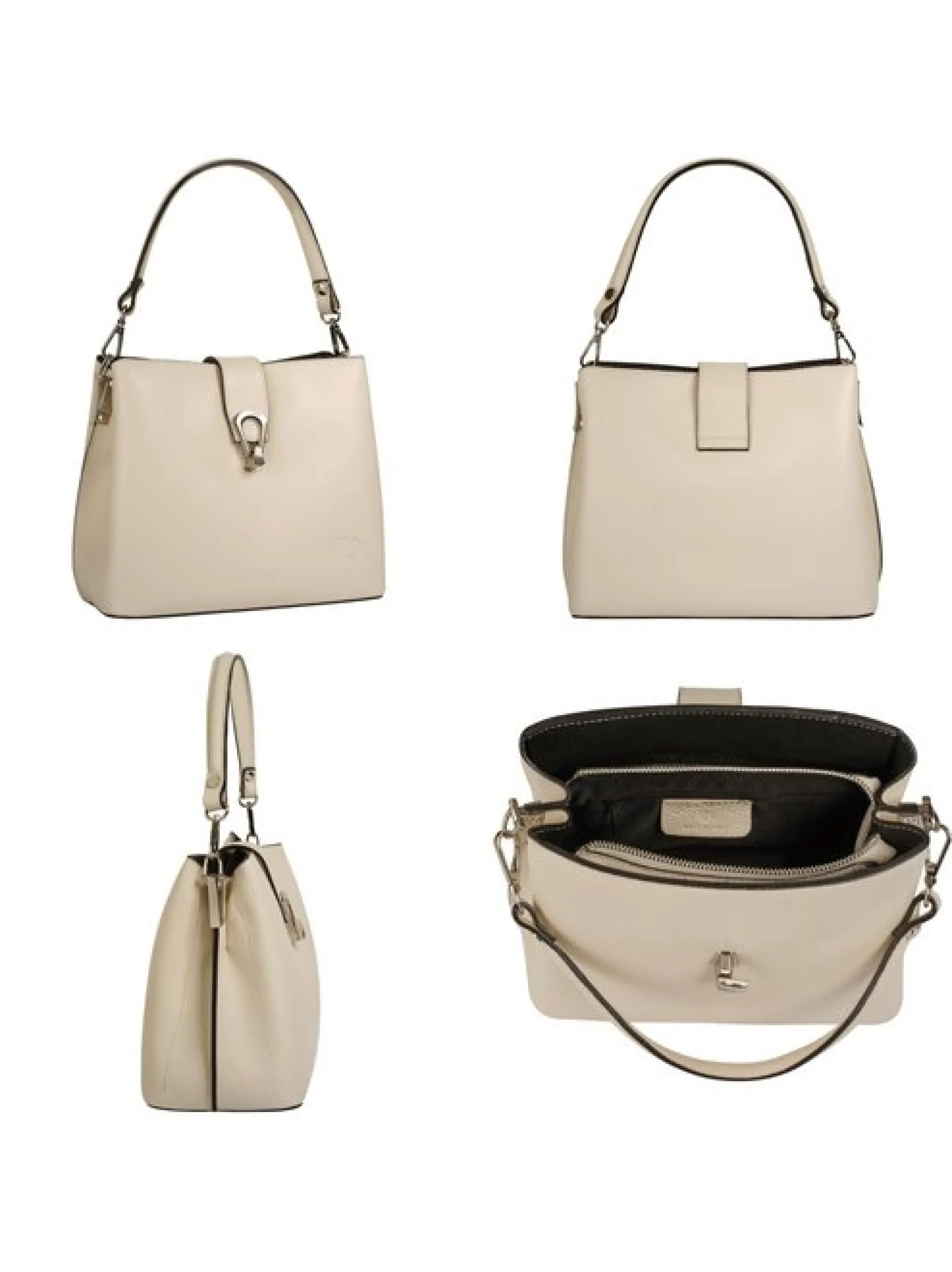 Cluty Damen Umhängetasche in beige