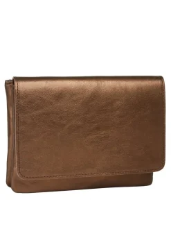 Cluty Damen Umhängetasche in cognac