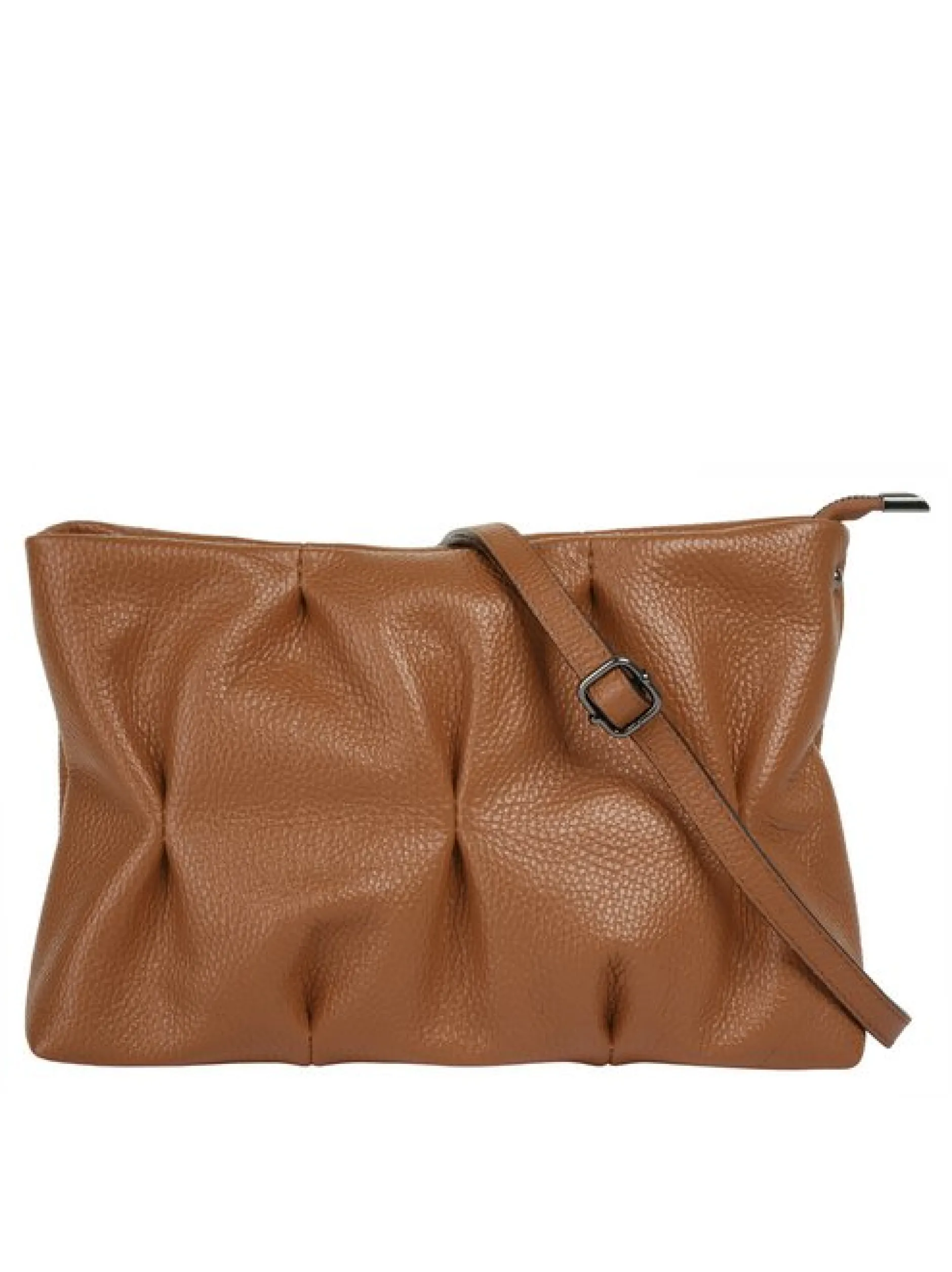 Cluty Damen Umhängetasche in cognac