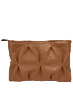 Cluty Damen Umhängetasche in cognac