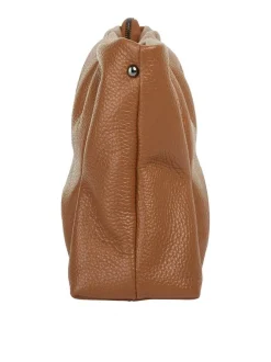 Cluty Damen Umhängetasche in cognac