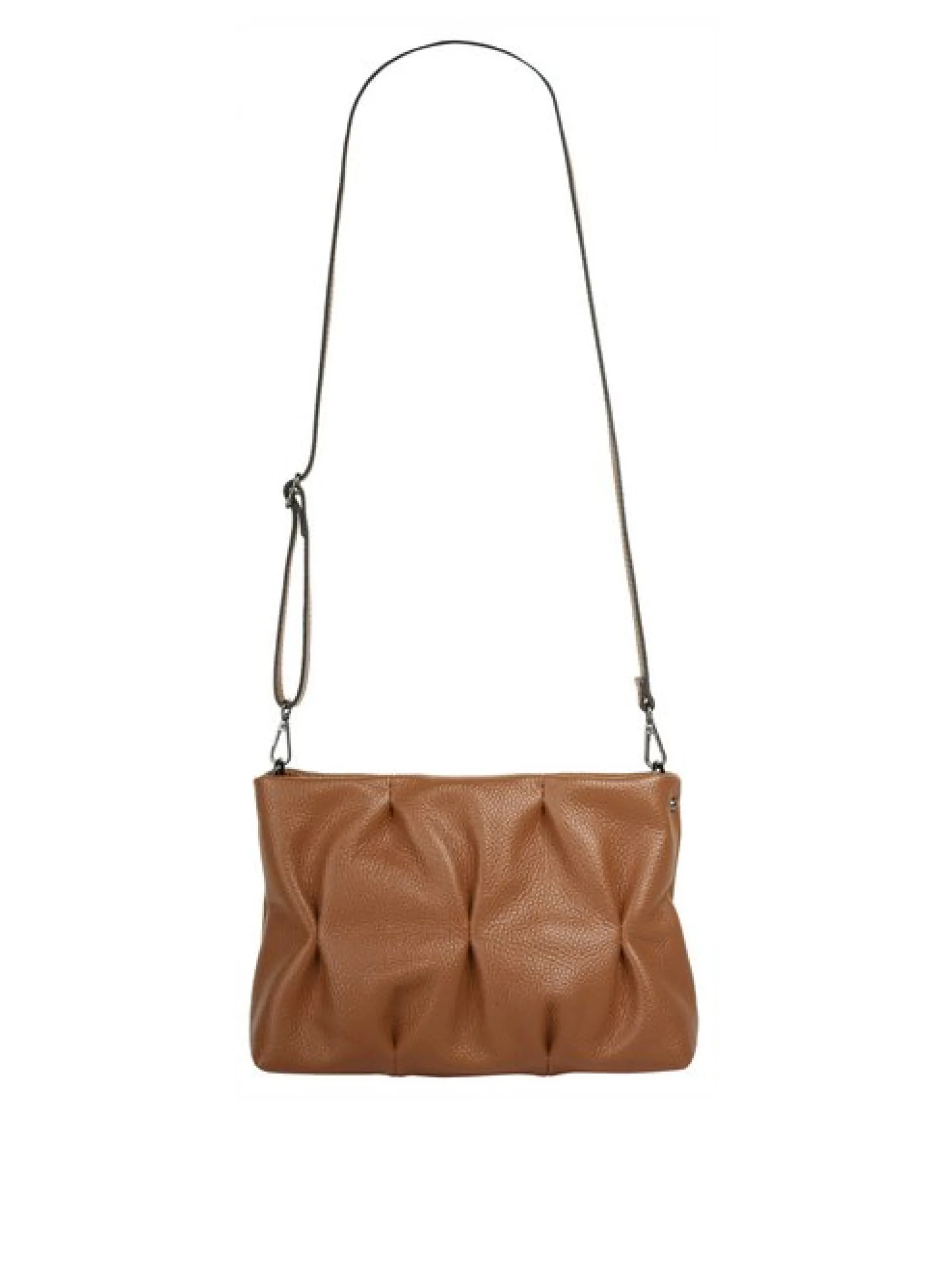 Cluty Damen Umhängetasche in cognac