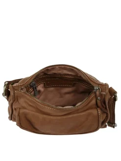 Cluty Damen Umhängetasche in cognac