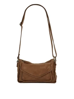 Cluty Damen Umhängetasche in cognac