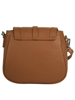 Cluty Damen Umhängetasche in cognac