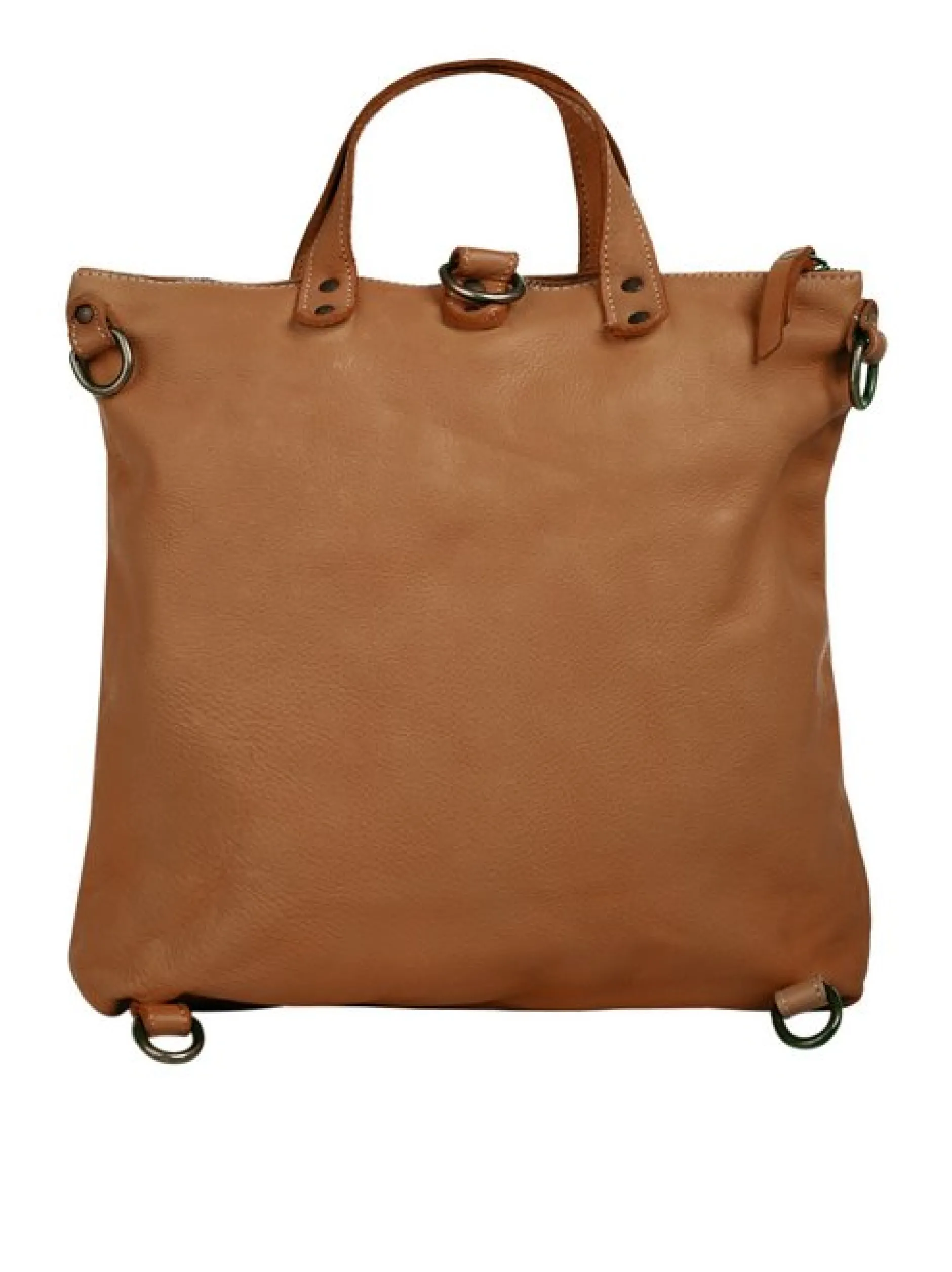 Cluty Damen Umhängetasche in cognac