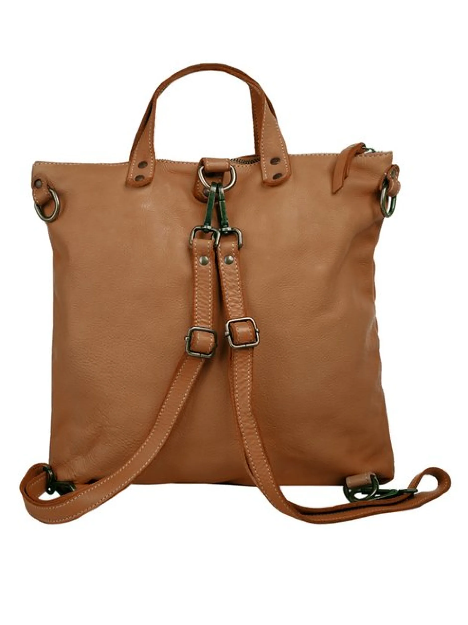 Cluty Damen Umhängetasche in cognac