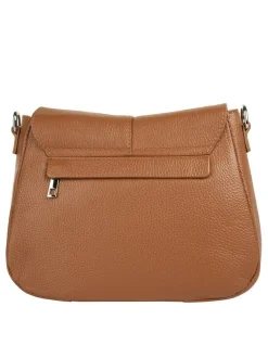 Cluty Damen Umhängetasche in cognac