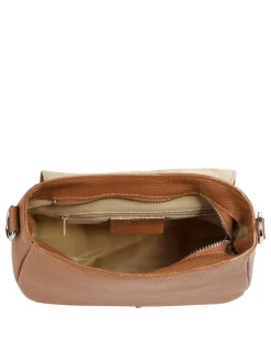 Cluty Damen Umhängetasche in cognac