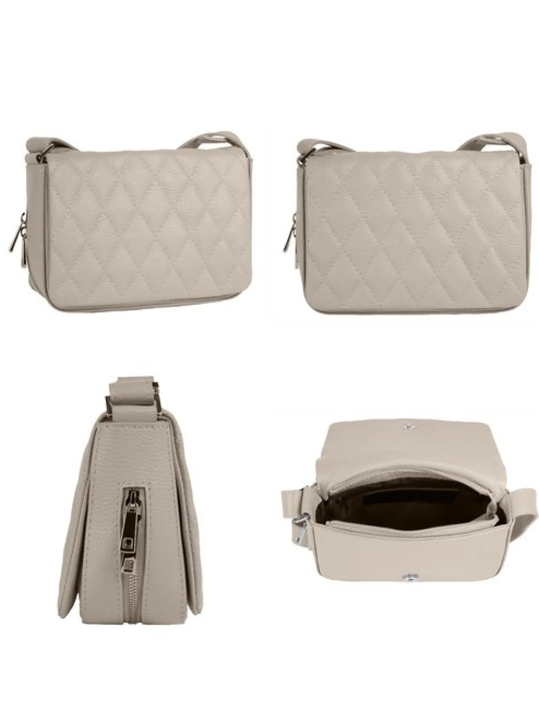 Cluty Damen Umhängetasche in grau
