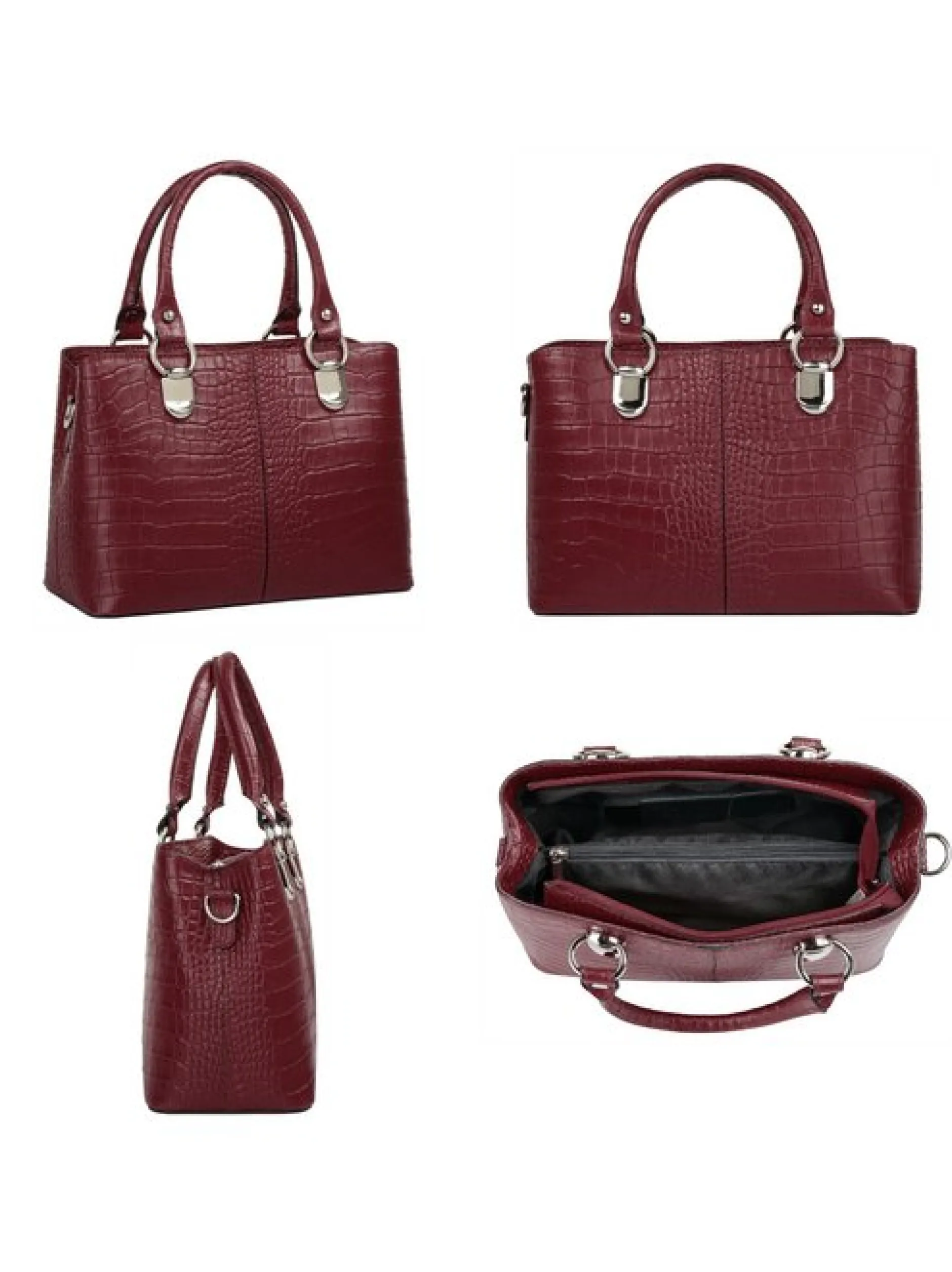 Cluty Damen Umhängetasche in rot
