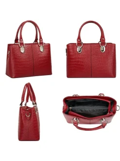 Cluty Damen Umhängetasche in rot