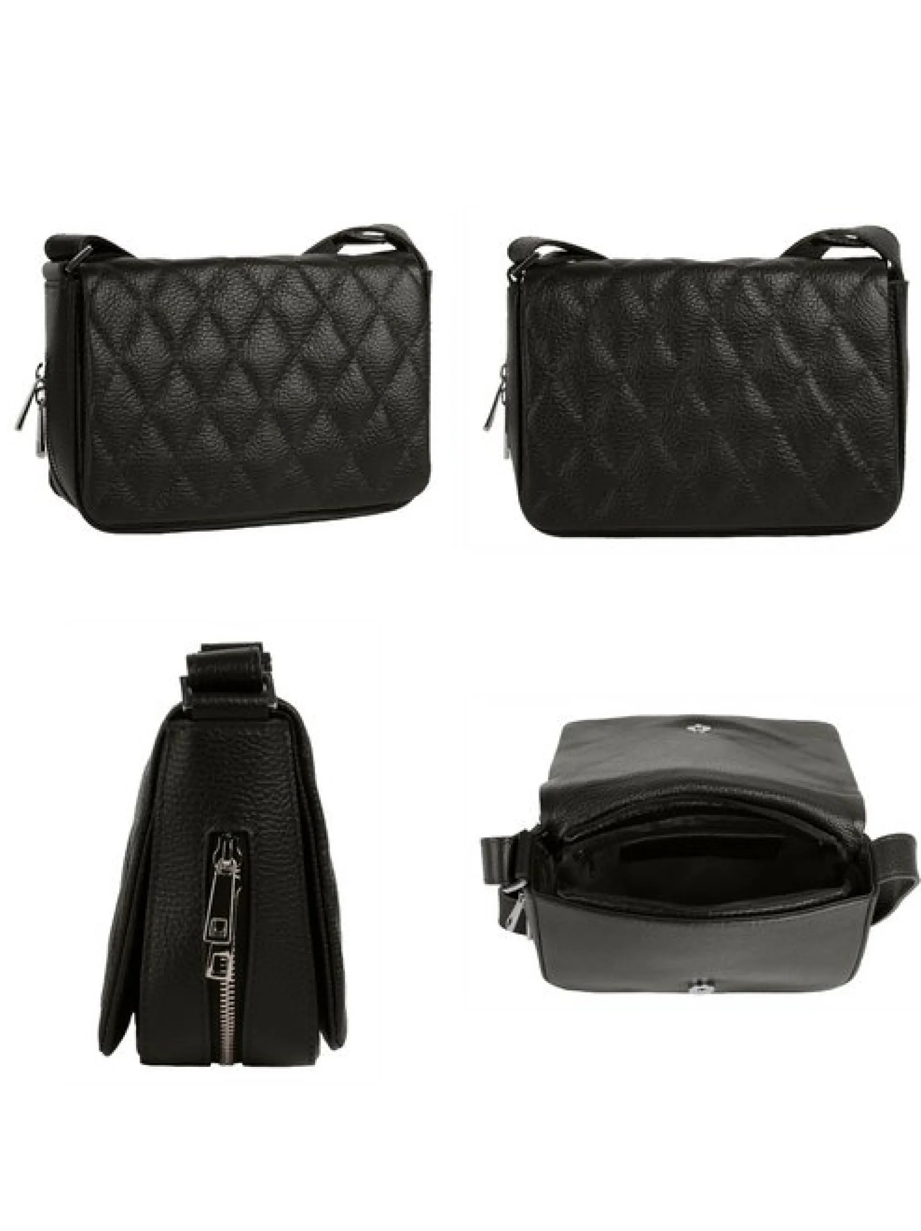 Cluty Damen Umhängetasche in schwarz