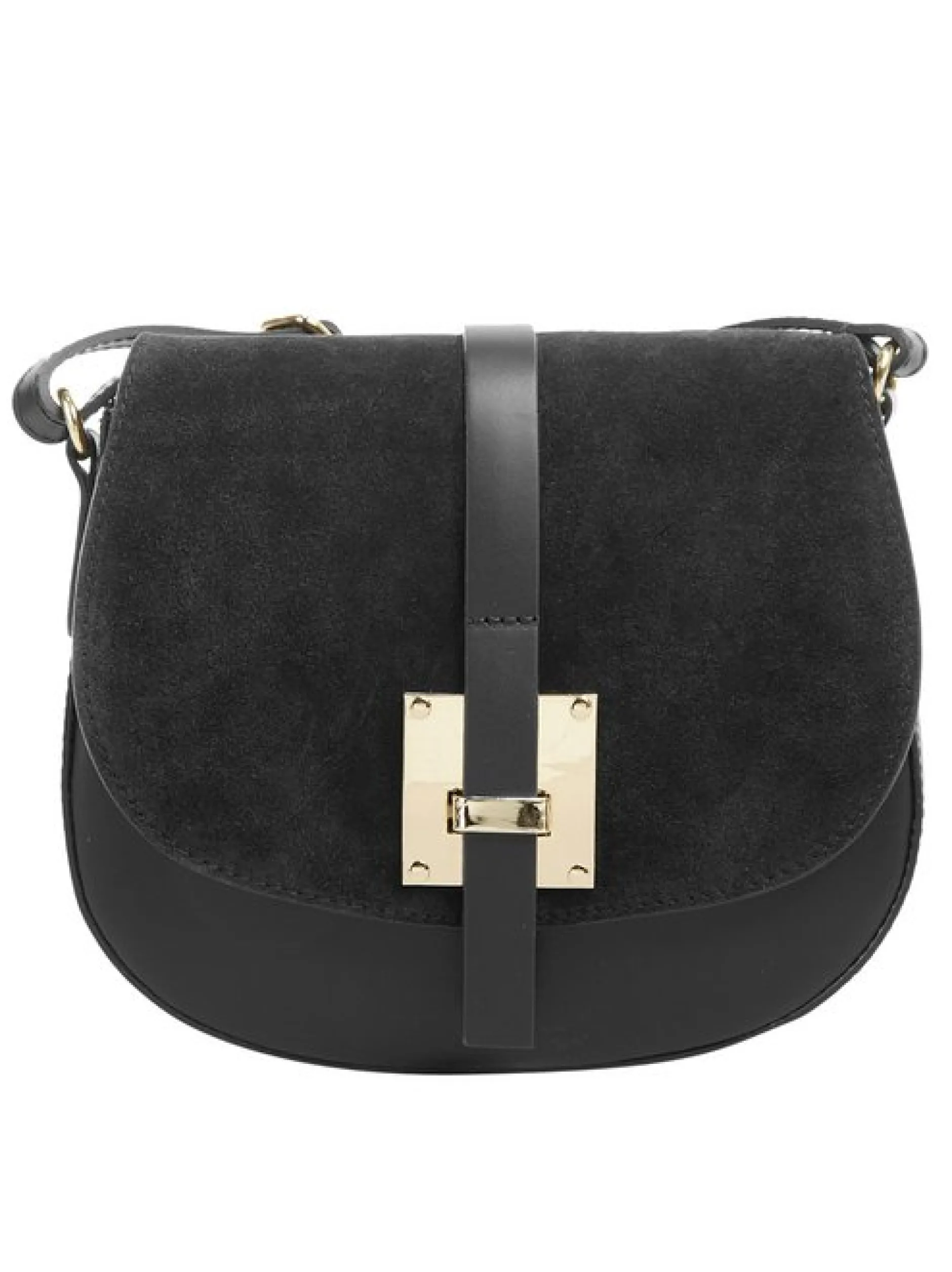 Cluty Damen Umhängetasche in schwarz