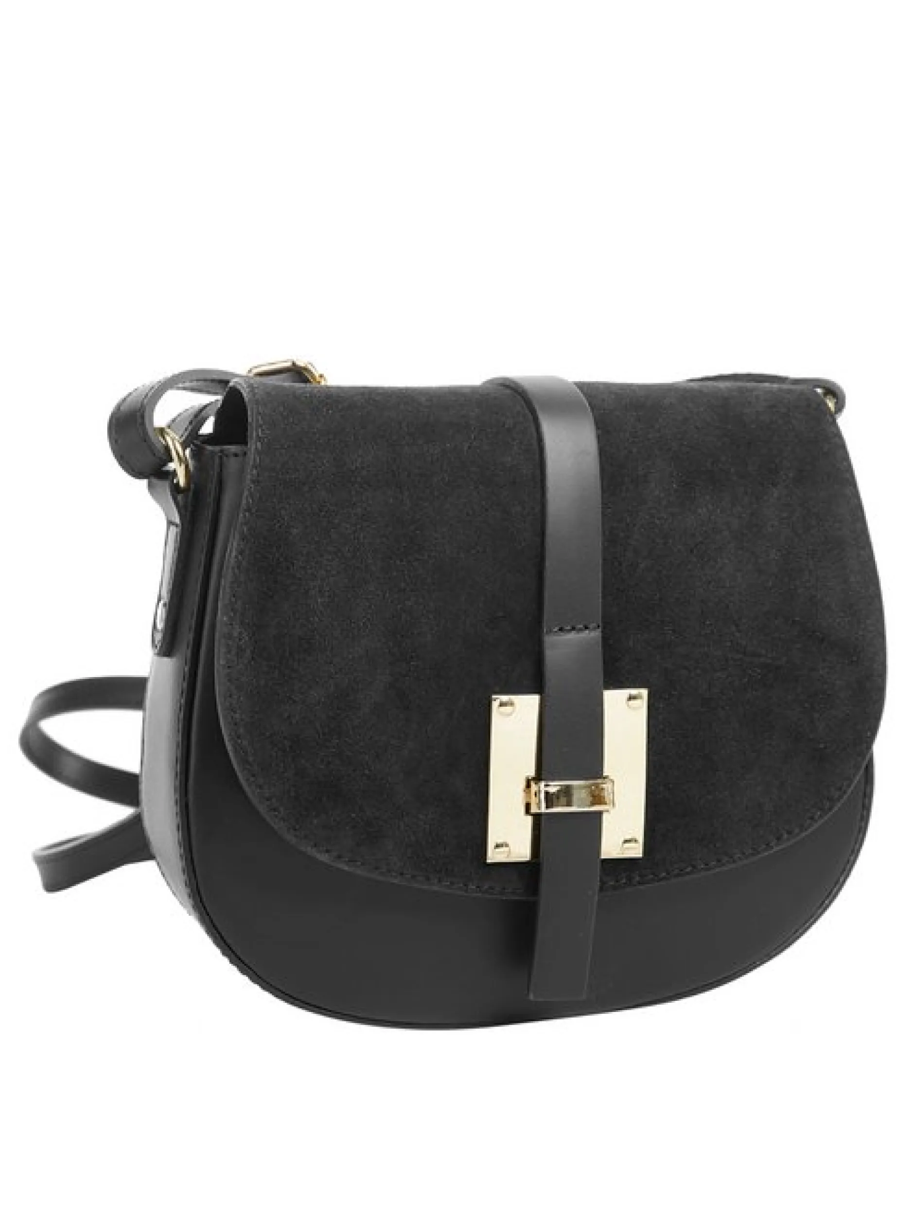 Cluty Damen Umhängetasche in schwarz
