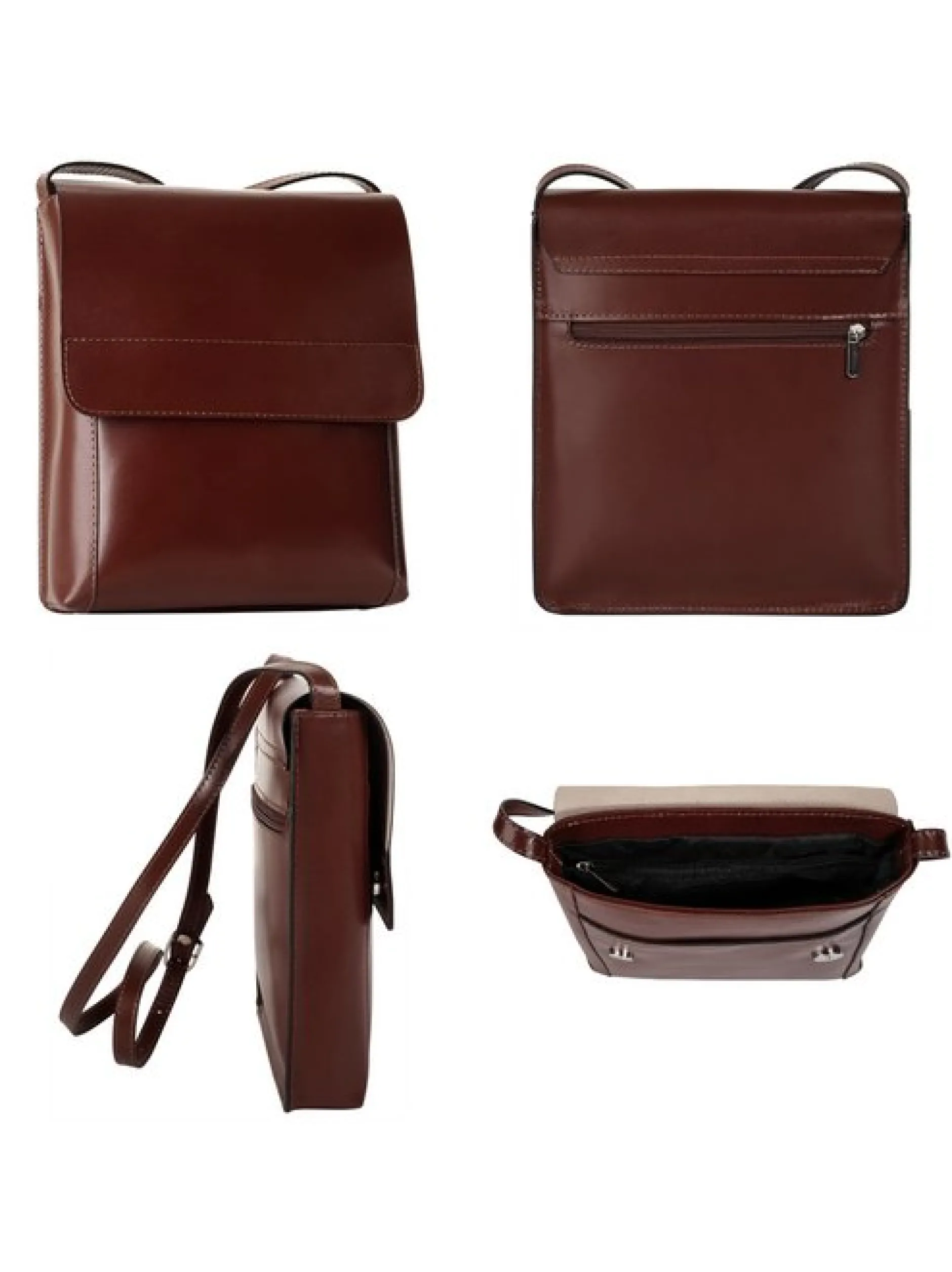 Cluty Unisex Umhängetasche in braun