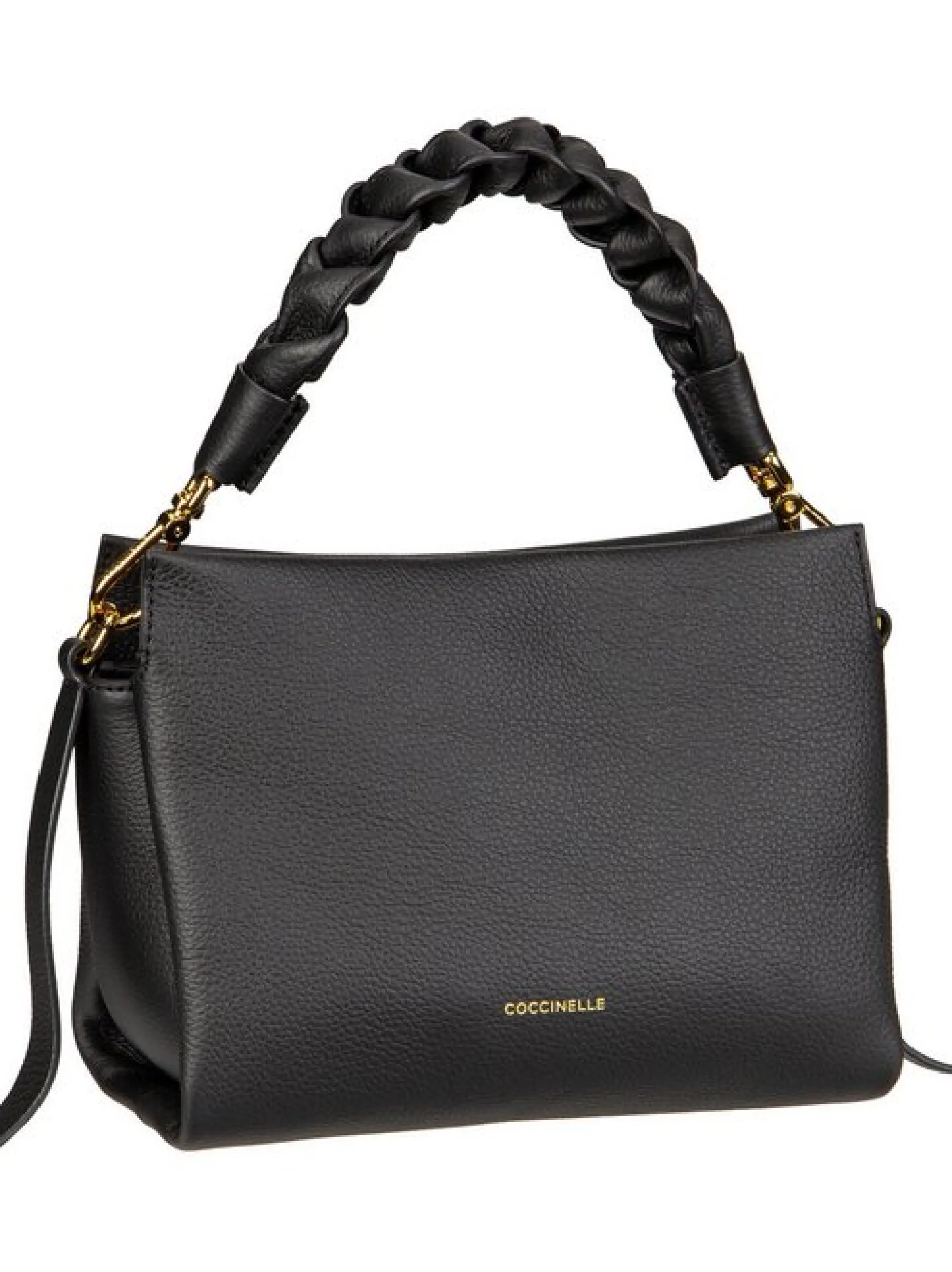 Coccinelle Damen Handtasche - Boheme Grana Double in schwarz
