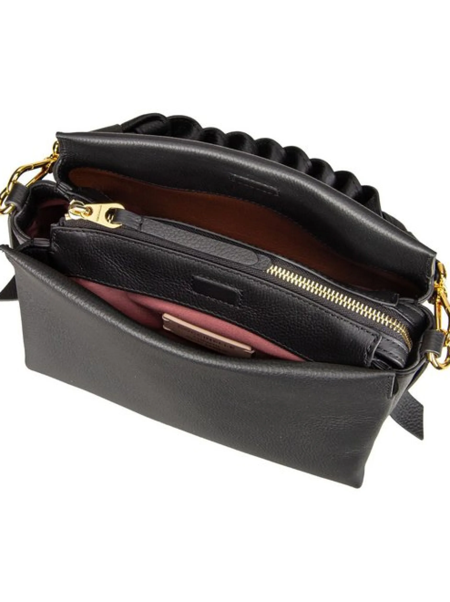 Coccinelle Damen Handtasche - Boheme Grana Double in schwarz
